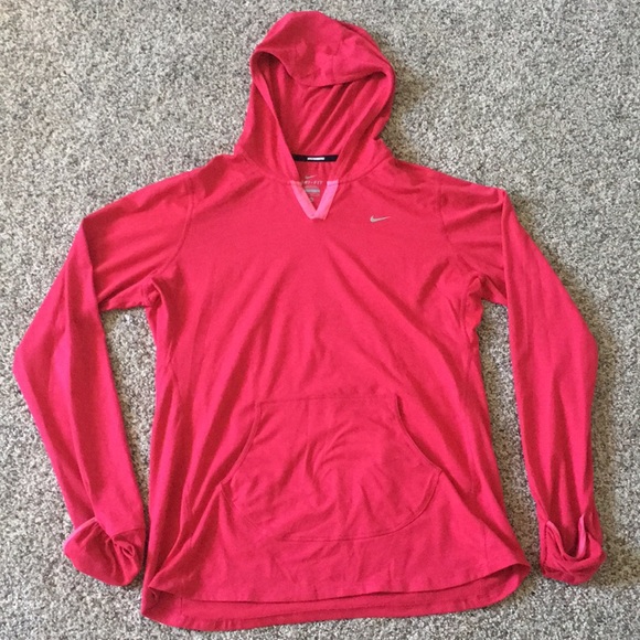 Like New! Nike Dri-Fit Long Sleeve, Pink - Picture 1 of 4